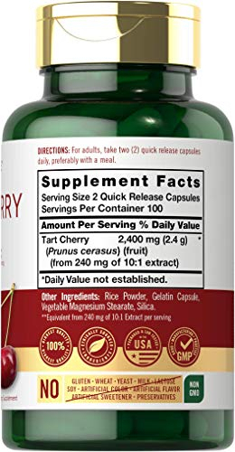 Salud y Equipamiento Médico - Capsulas De Extracto De Cereza Acida | 2400mg 2