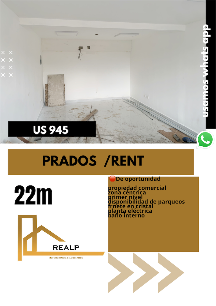 oficinas y locales comerciales - Locales en primer nivel prados  0