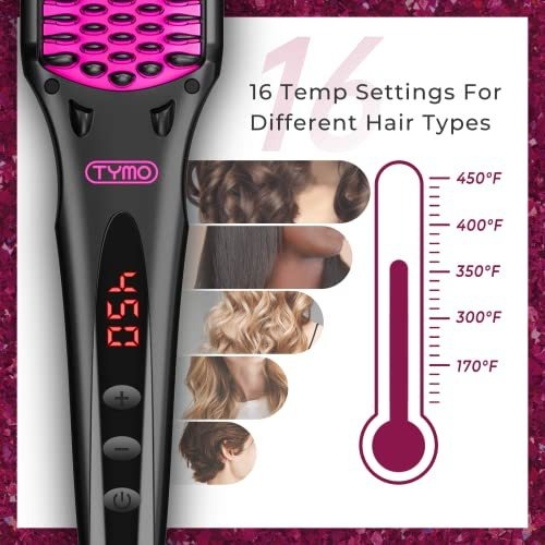 Salud y Equipamiento Médico - Cepillo Para Alisar El Cabello Con Timo Cepillo Para Alisado 4