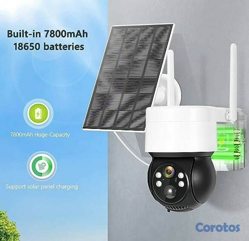 camaras y audio - Camara Wifi de Exterior Solar JE-425XM 4