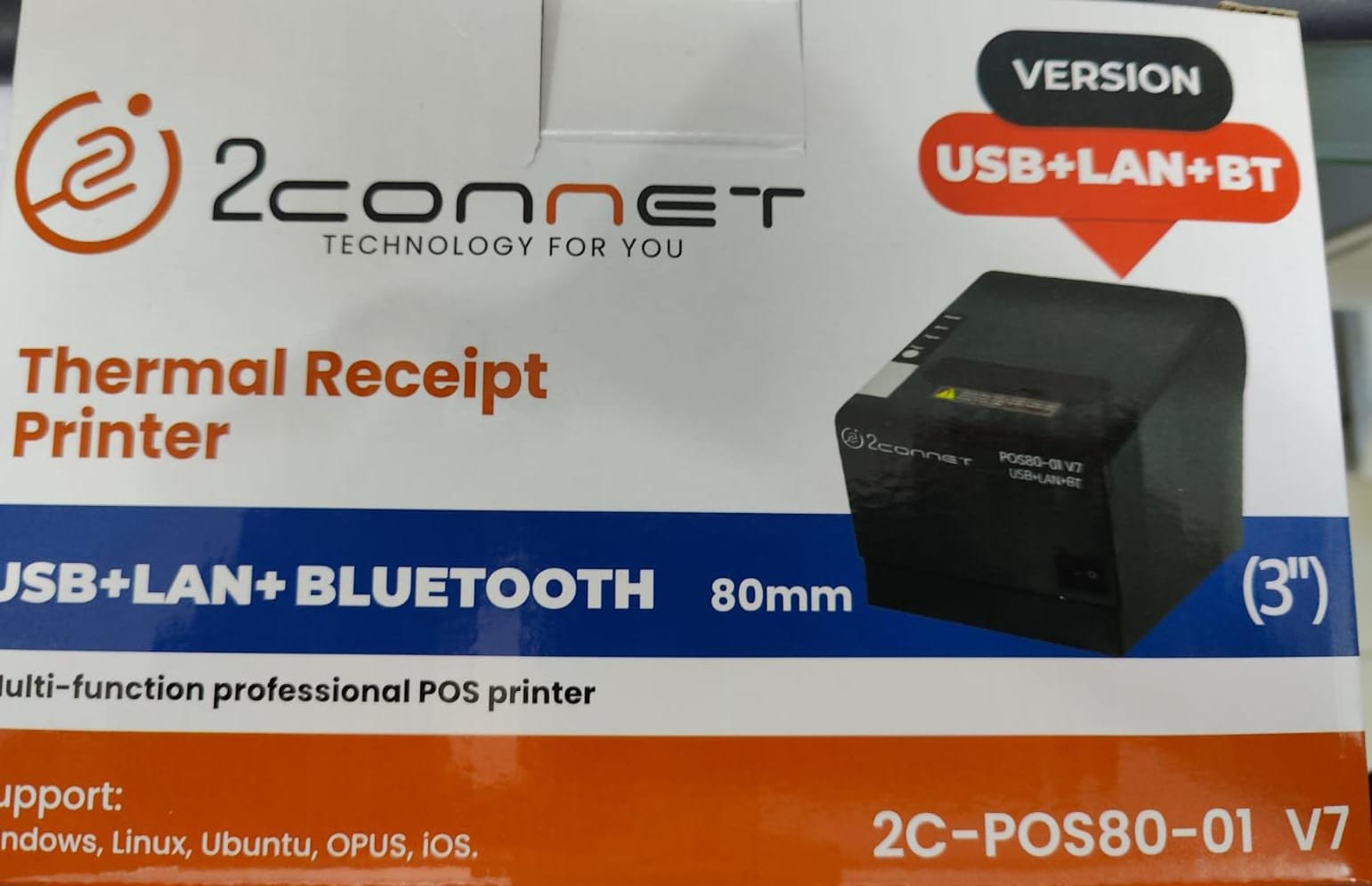impresoras y scanners - PRINTER TERMICO PUNTO DE VENTA 2CONNECT BLUETOOTH 4