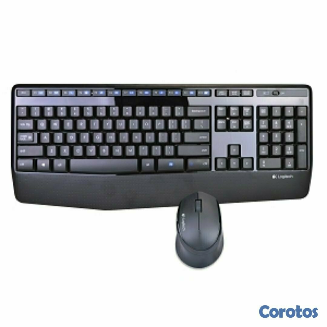 computadoras y laptops - TECLADO MOUSE LOGITECH MK345 USB WIRELESS RECEIVER 2.4GHZ WIRELESS, 2