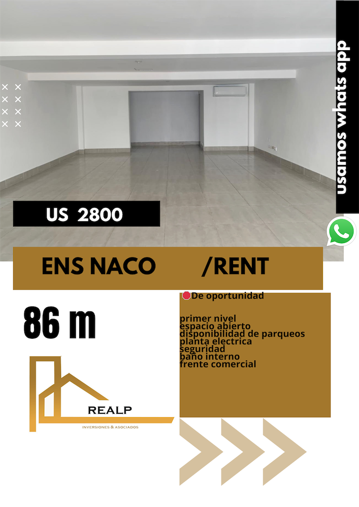 oficinas y locales comerciales - Local primer nivel naco  0