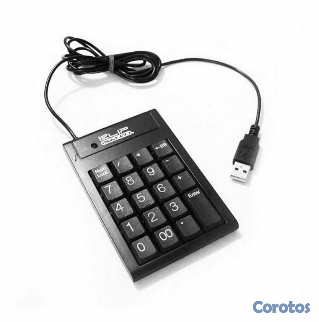 computadoras y laptops - TECLADO NUMERICO KLIPX FULL-SIZE, 19-KEY STANDARD LAYOUT,