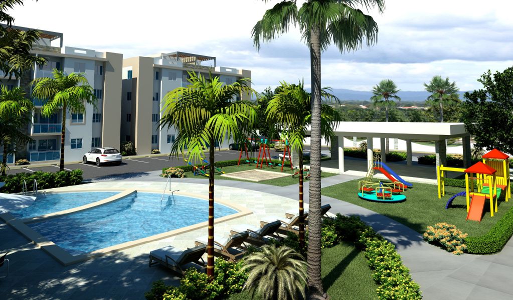 apartamentos - apartamento en boca chica en venta cerca playa 0