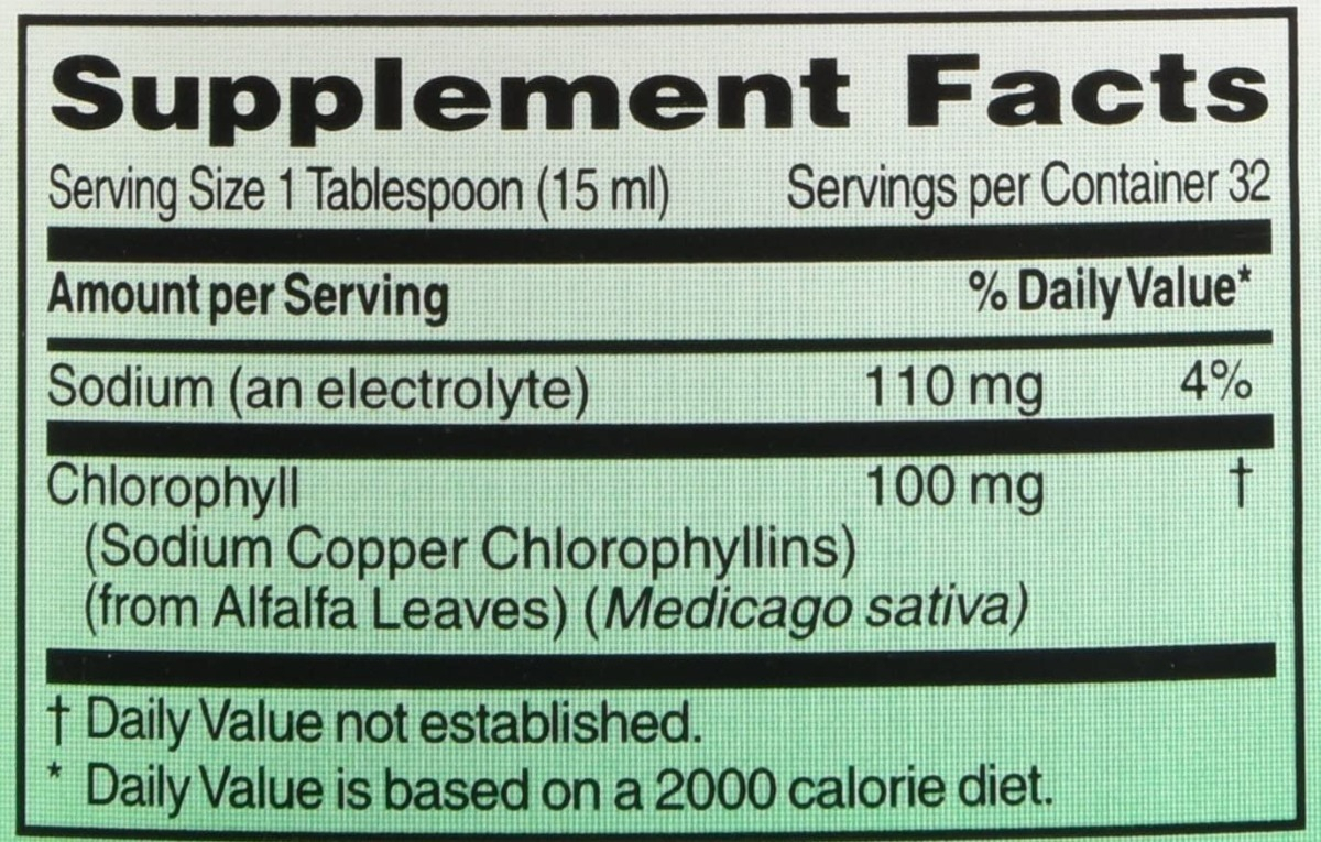 Salud y Equipamiento Médico - Clorofila 100 Mg World Organics 1