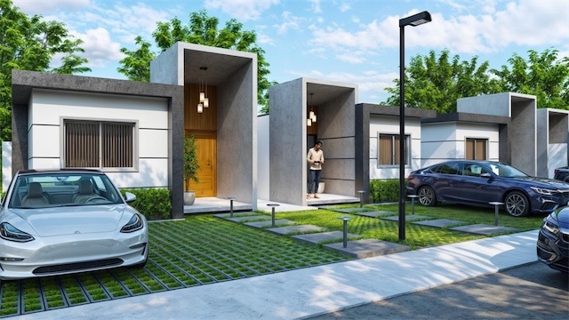 casas vacacionales y villas - Venta de Villa en boca chica a 5 minutos de la playa  7