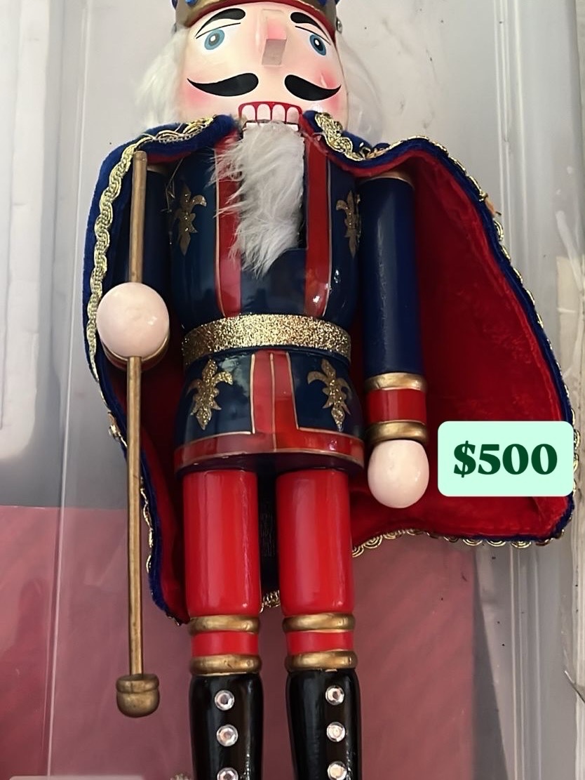 decoración y accesorios - muñeco cascanueces navideño  1