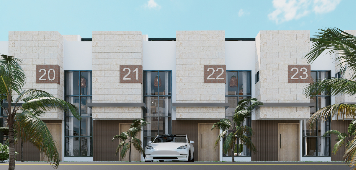 casas vacacionales y villas - Villas tipo loft en Punta Cana 1