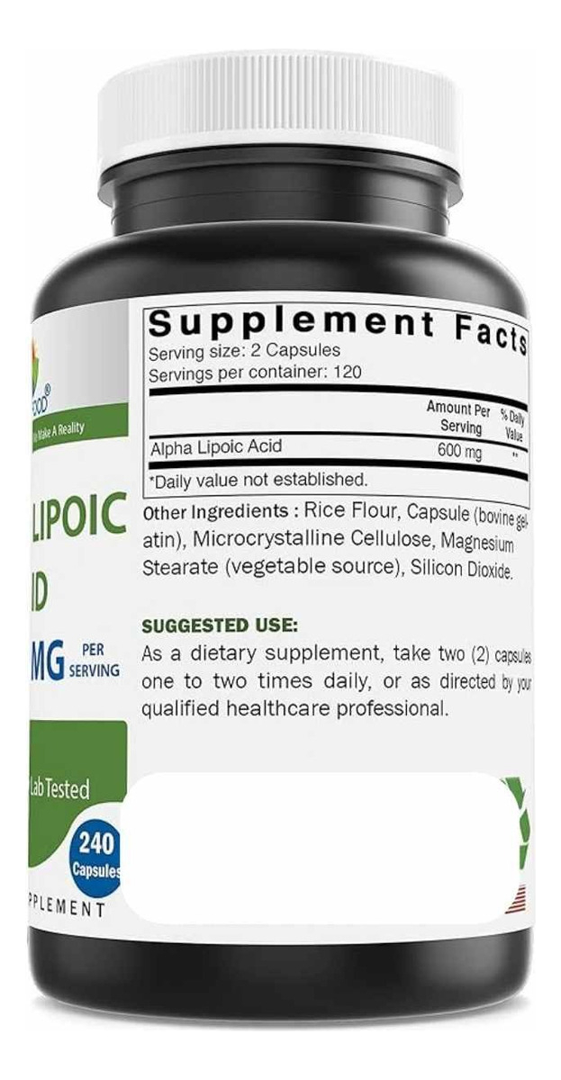 Salud y Equipamiento Médico - Brieofood Ácido Alfa Lipoico 1