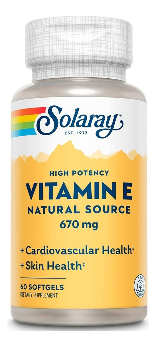Salud y Equipamiento Médico - Vitamina E 1000 Ui Solaray 0