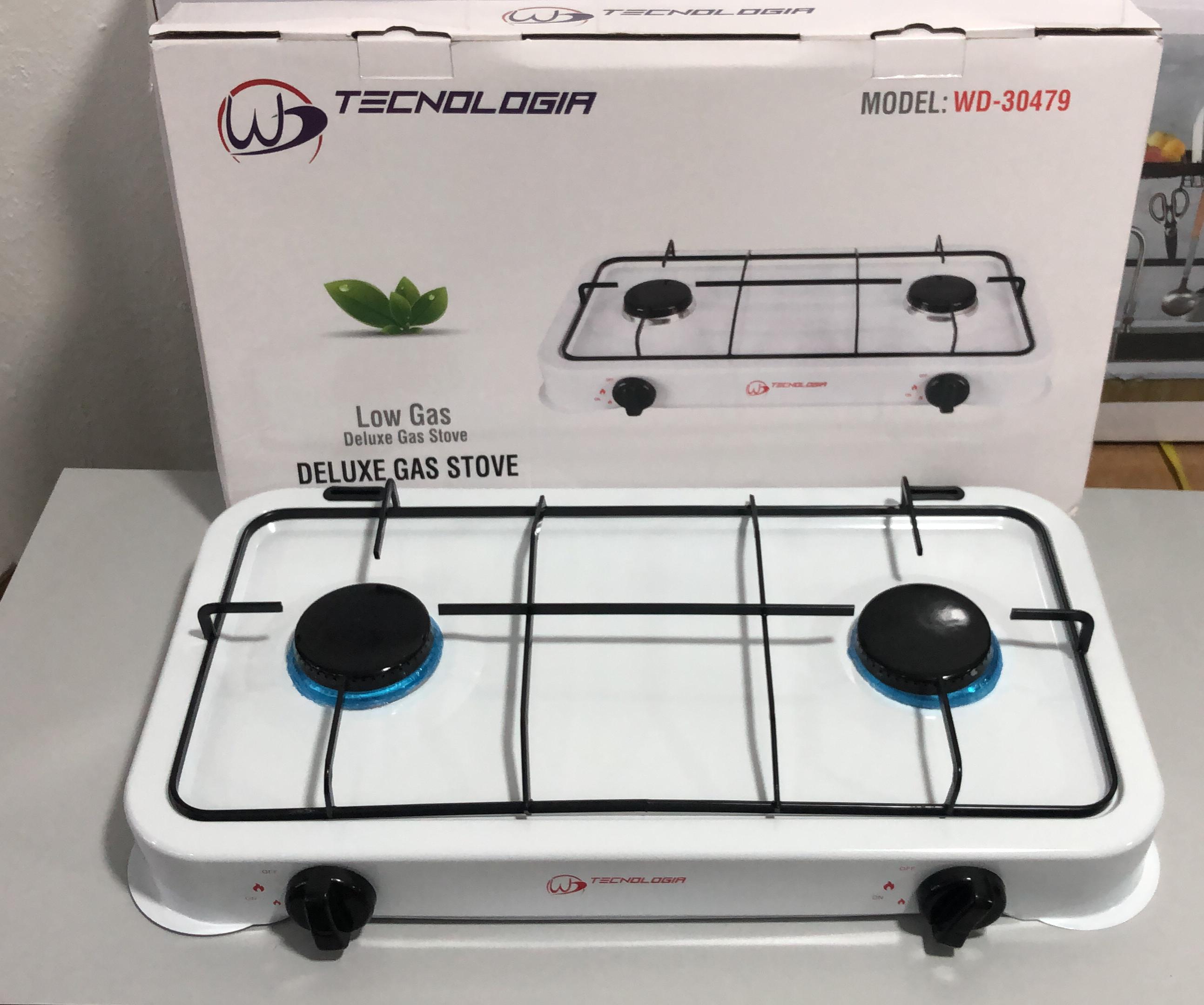 electrodomesticos - estufa de mesa a gas 2 hornillas  3