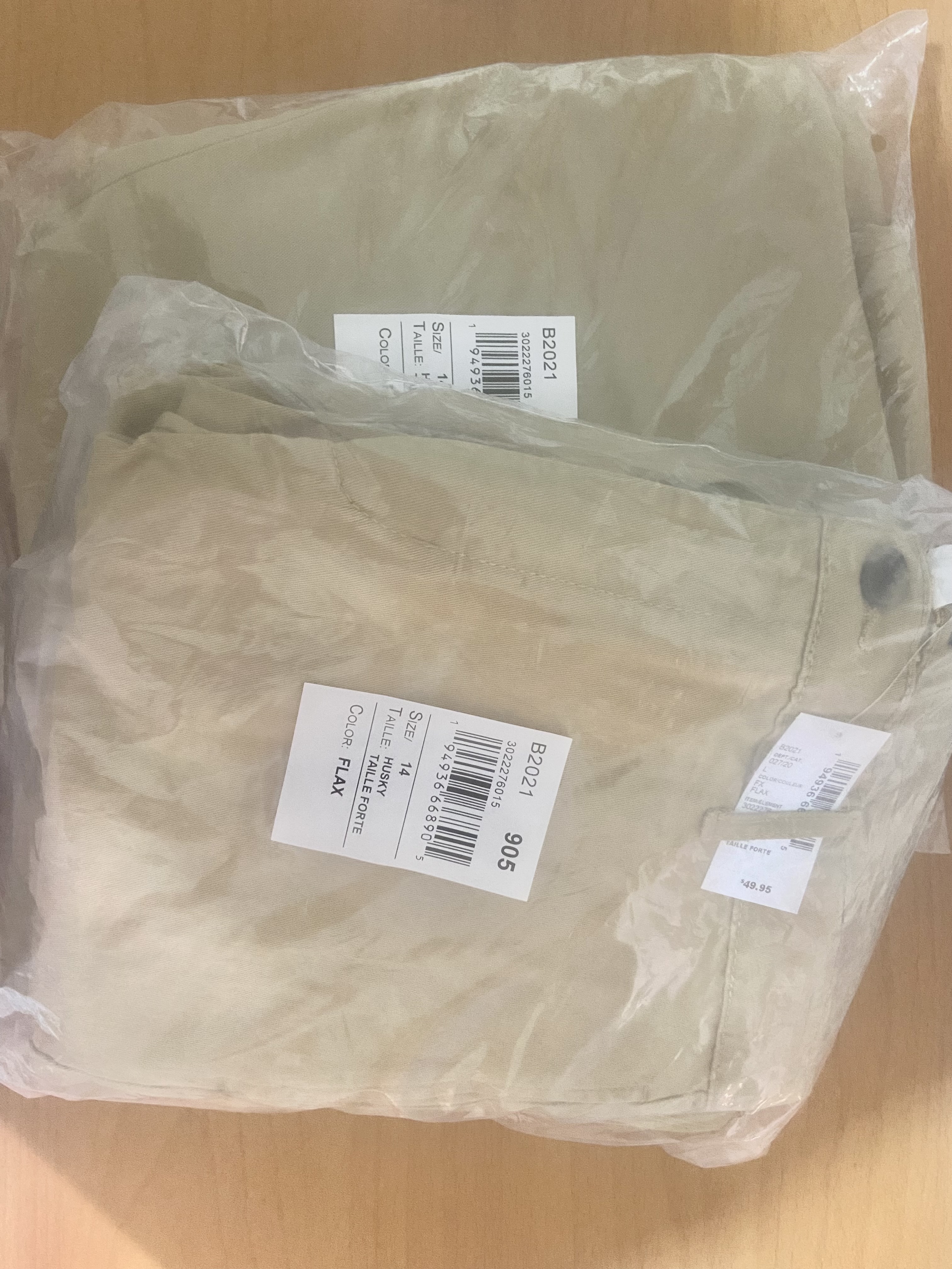 ropa para hombre - Patalones para colegio color Caqui 