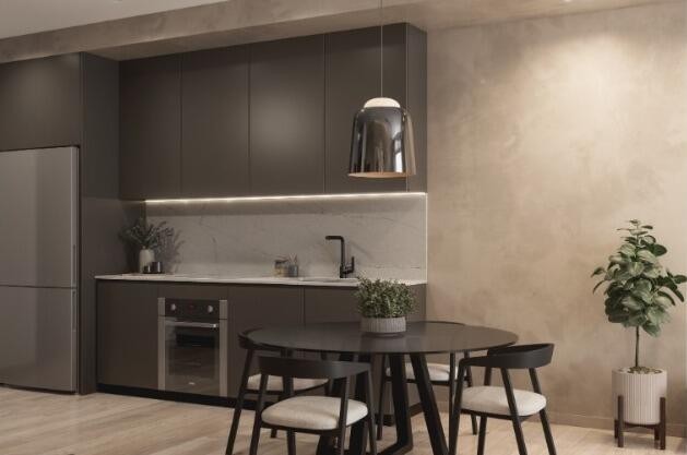 apartamentos - Apartamento amueblado en venta #24-56 piso bajo, 1 dormitorio, áreas sociales. 1