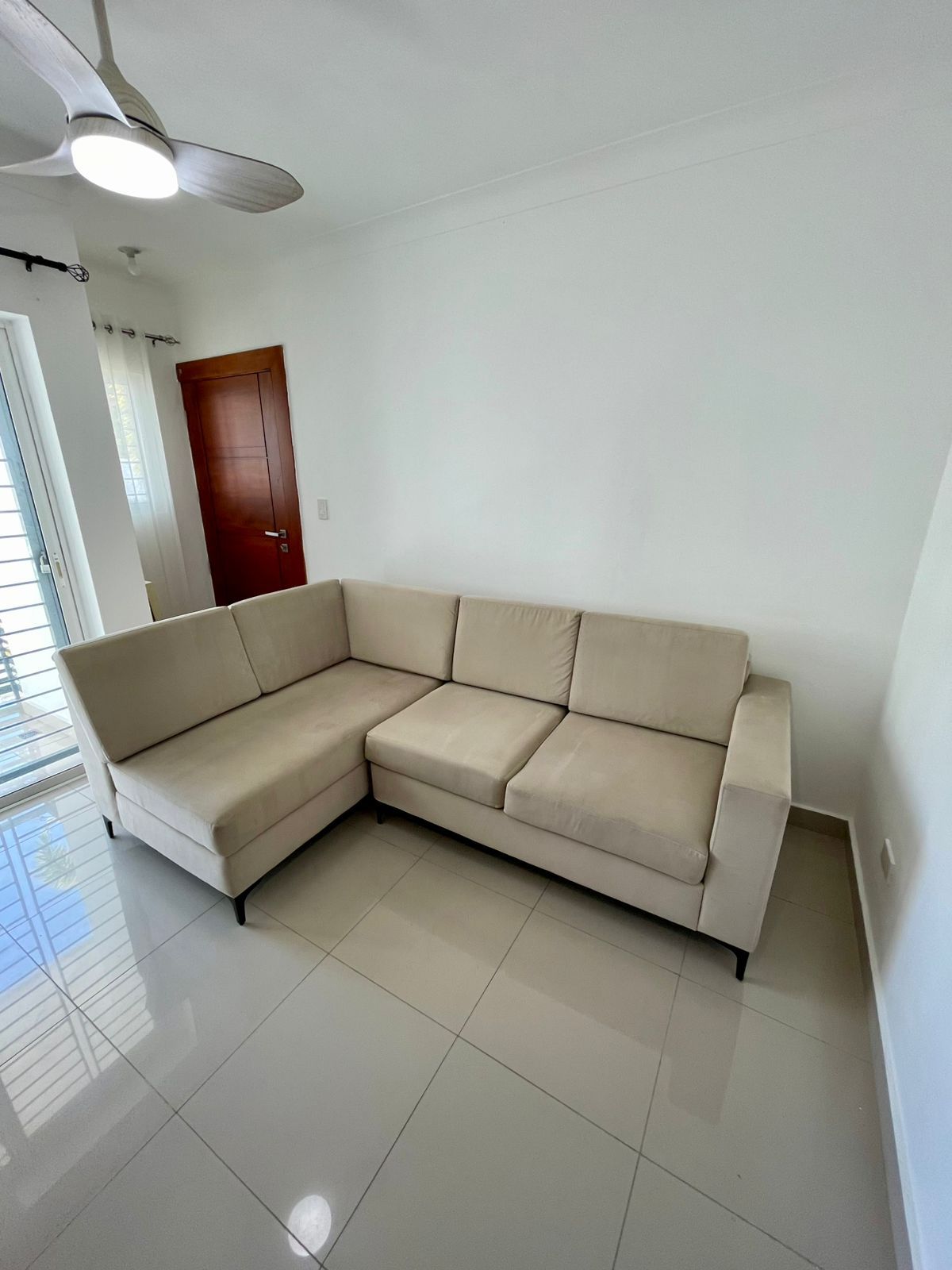 muebles y colchones - Sofá en forma de L  2