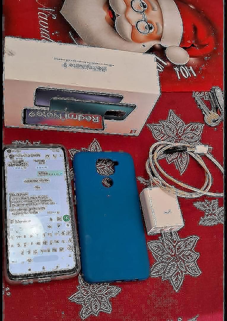 celulares y tabletas - **Xiaomi note 9 (Claro)**.  0