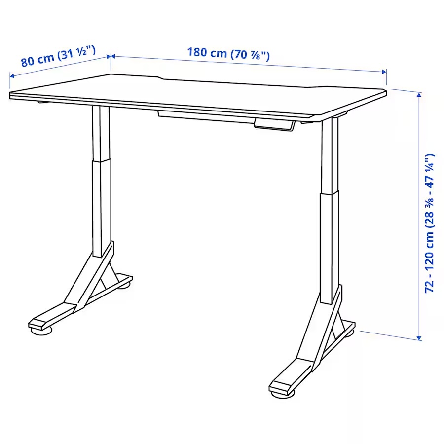 muebles y colchones - Escritorio Gaming de Ikea  1
