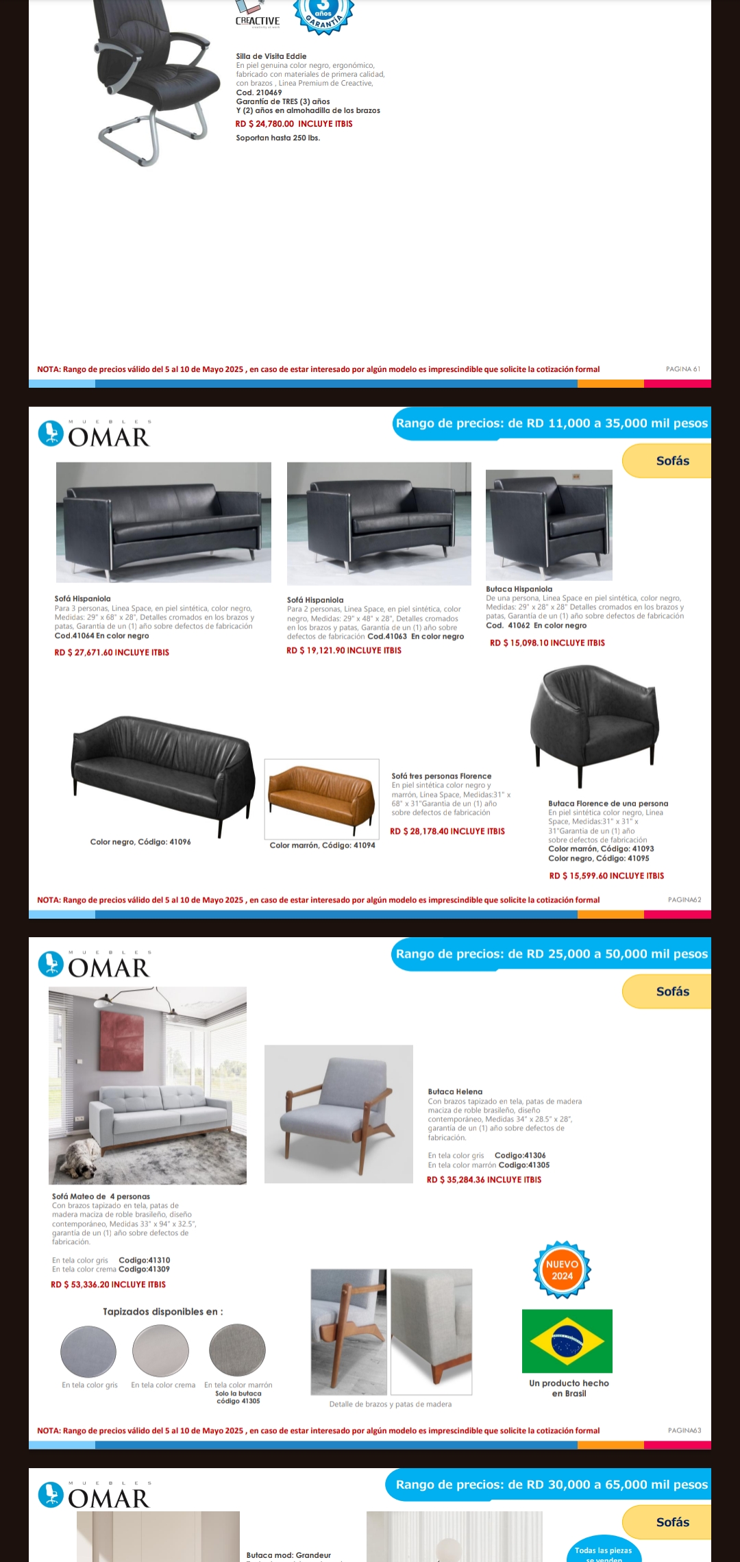muebles y colchones - Muebles en leder