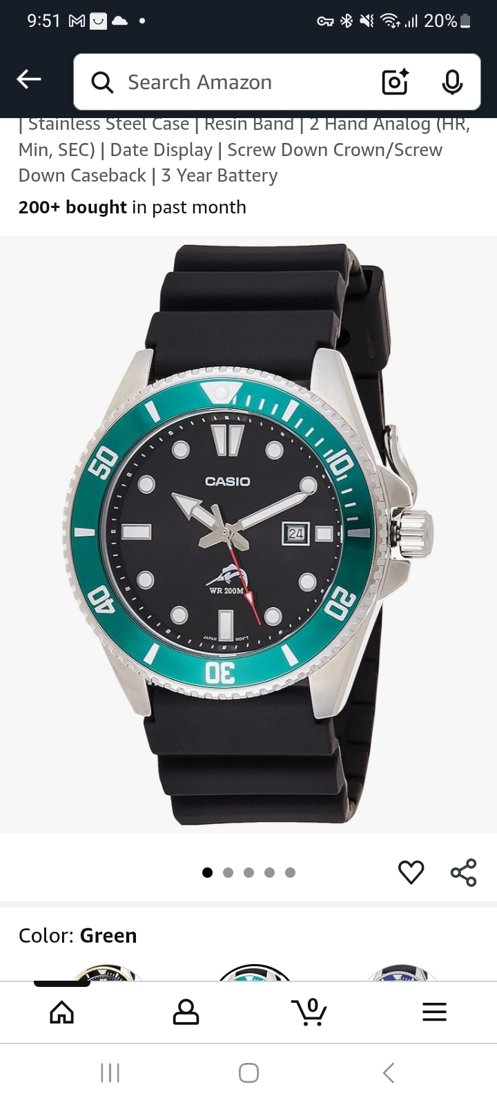 joyas, relojes y accesorios - Casio Marlin Duro