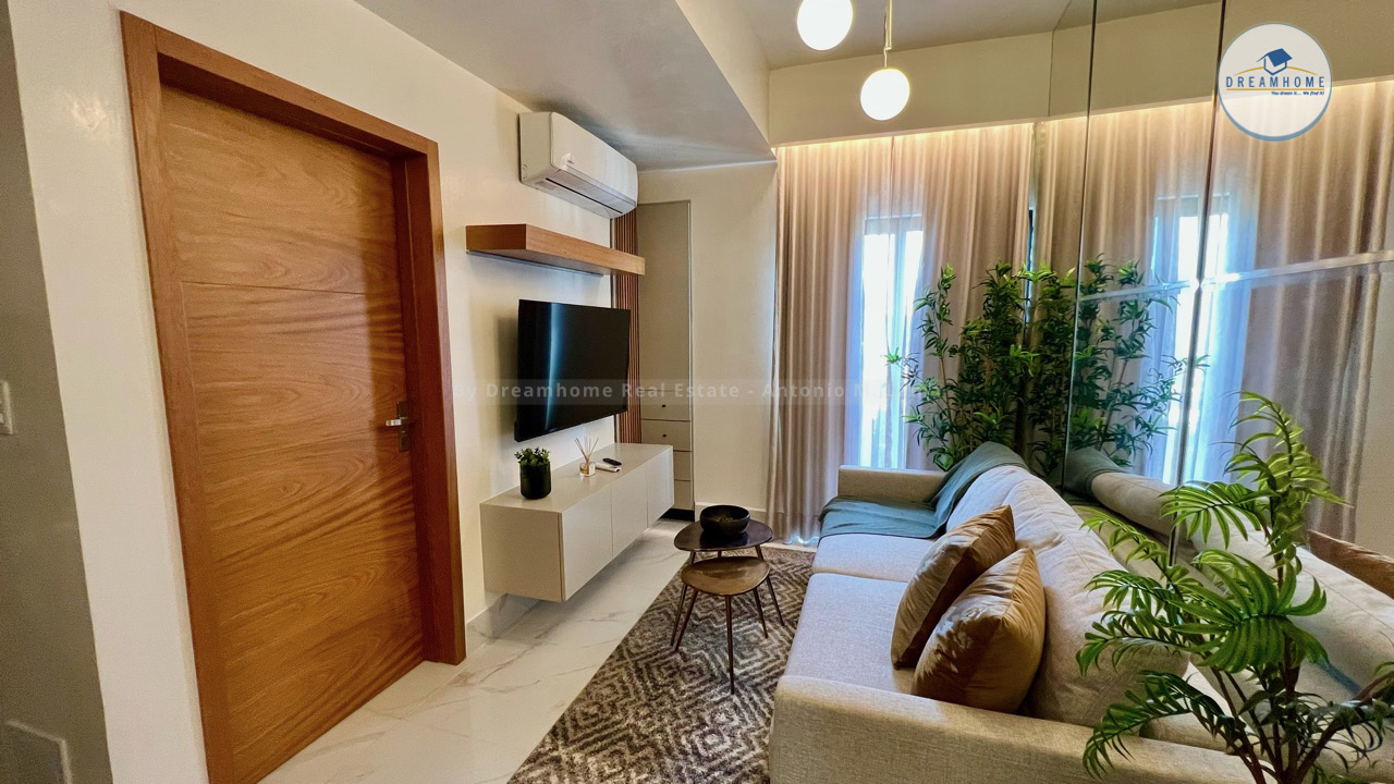 apartamentos - Piantini- Icónica torre de lujo Airbnb friendly coqueto apartamento venta 1 Hab. 2