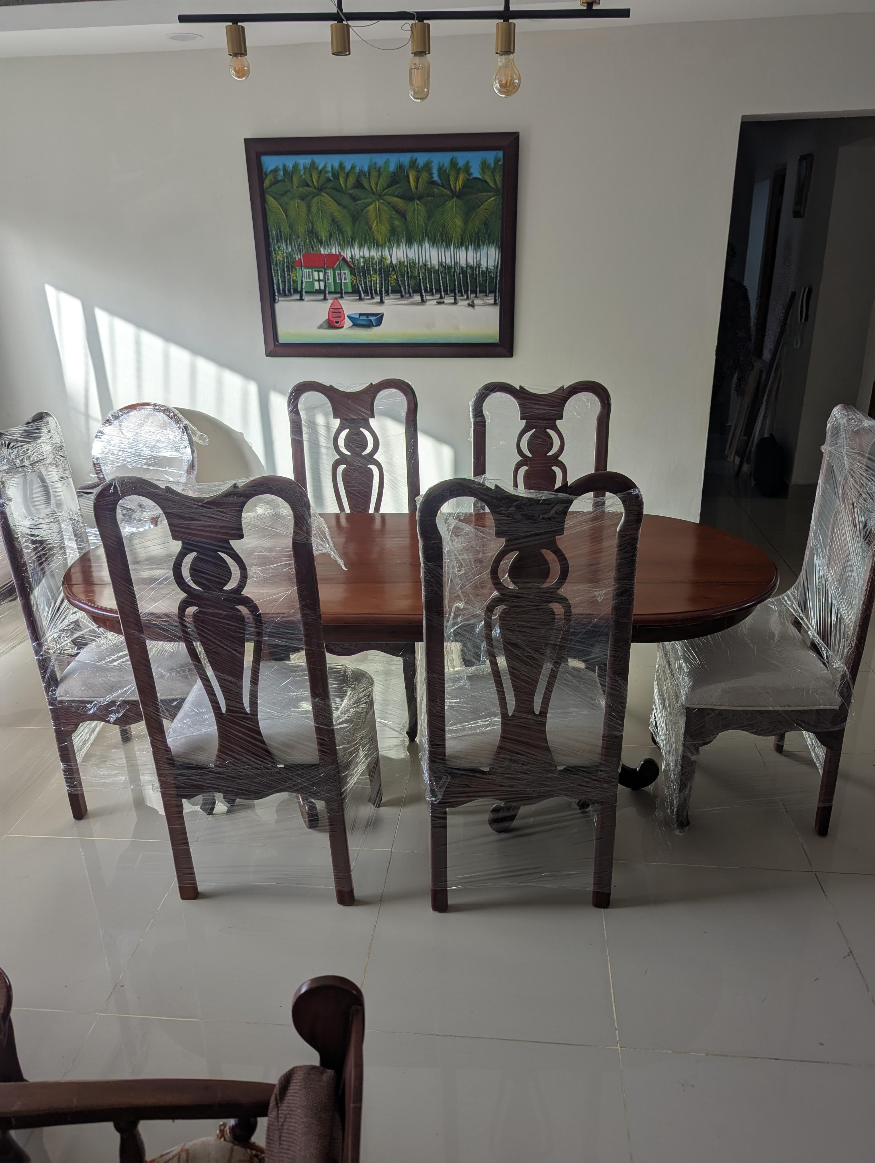 muebles y colchones - Juego de Comedor y Muebles en Caoba Antigua 2