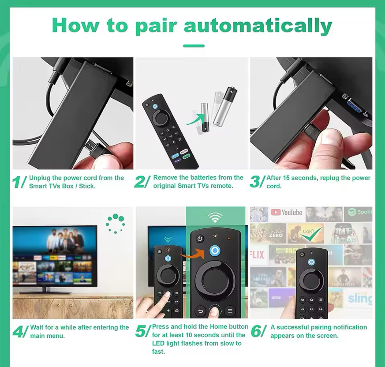 tv - , controlador de FIRETV inteligente, funciona con Alexa 1