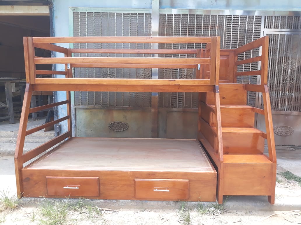 muebles - Venta de camarotes en madera con escalera  1