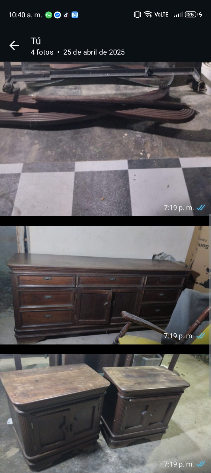 muebles y colchones - Juego de habitación antiguo 0