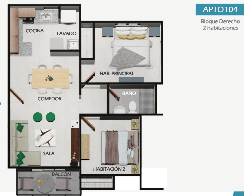 apartamentos - apartamento en boca chica en venta cerca playa 1