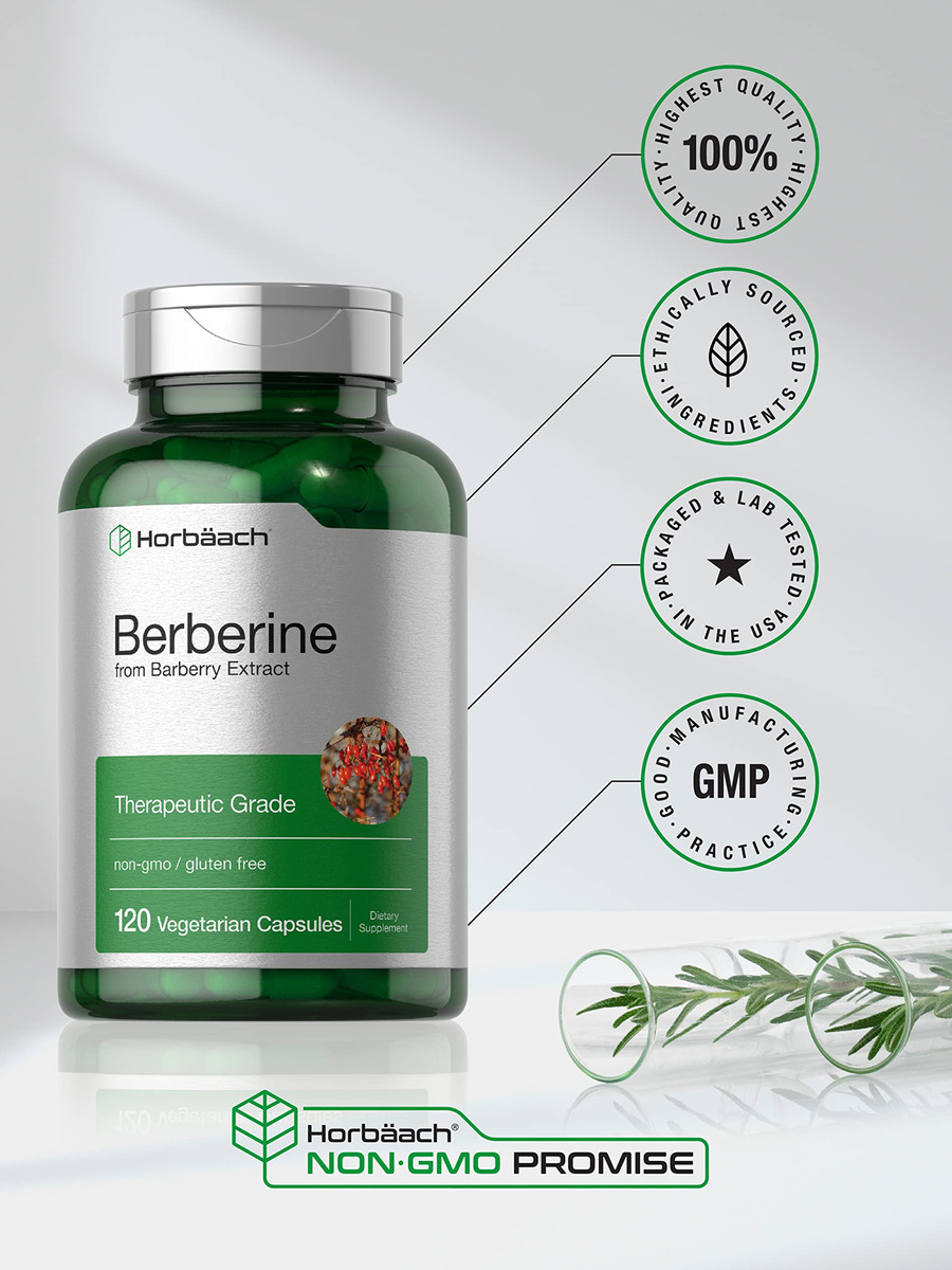 Salud y Equipamiento Médico - Berberina 120 Cap Horbaach 4
