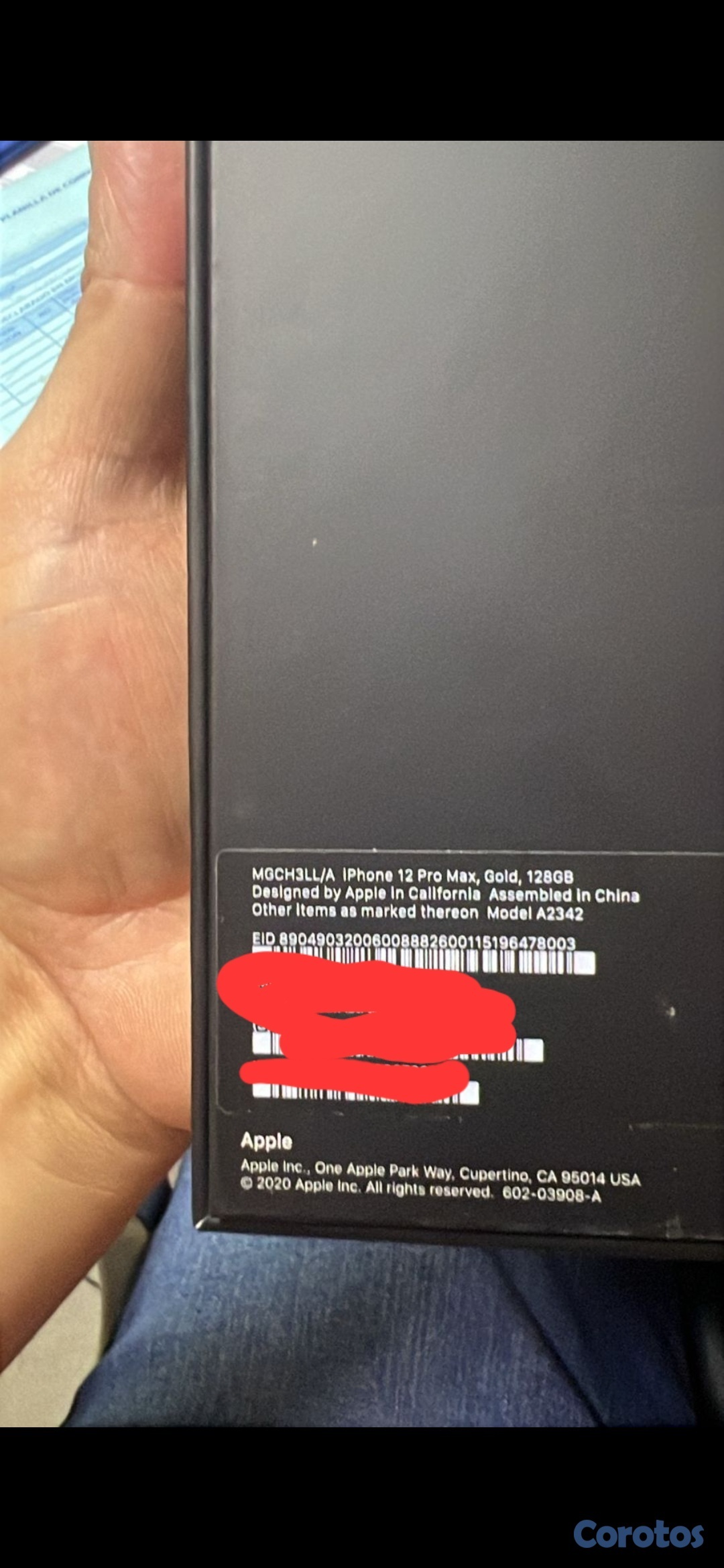 celulares y tabletas - iphone 12 Pro Max 128gb Gold oro Factory Unlocked en Caja 3