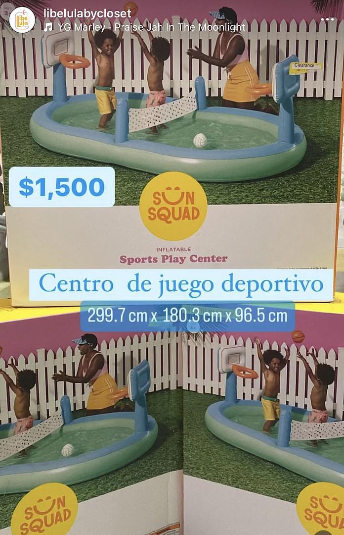 juguetes - Centro de Juego Deportivo - Inflable - Nuevo - 9 Pies 10 Pulgadas 