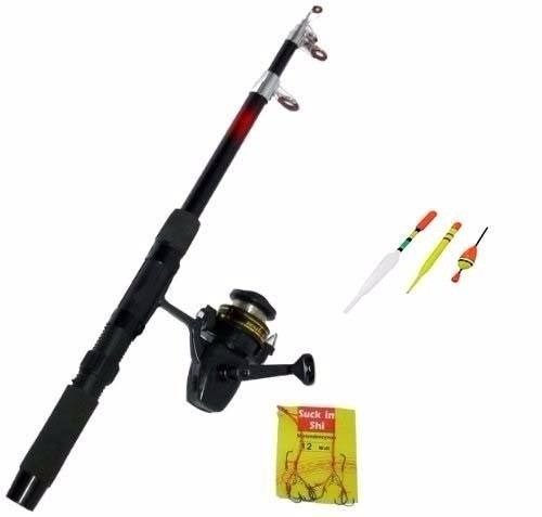Artículos Deportivos - Set De Pesca Caña de Pescar Anzuelo Boya Pezcar Pez VARA 3