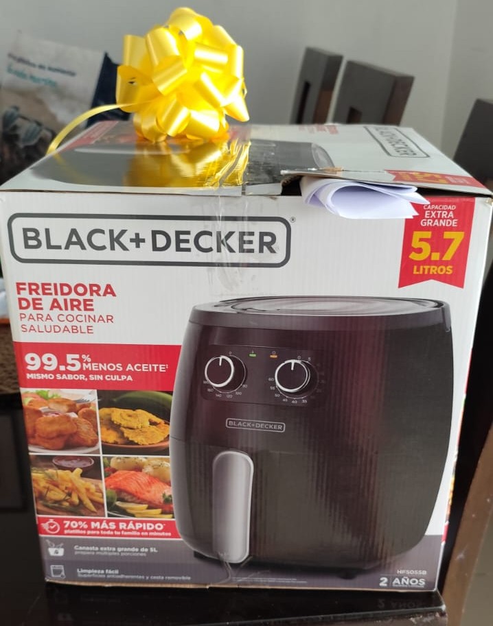 electrodomesticos - Freidora de Aire Black and Decker 4 mil