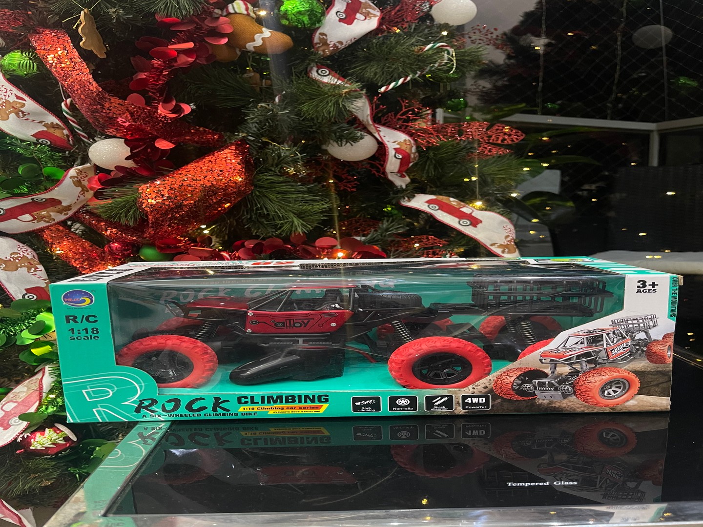 juguetes - Carrito todo terreno, escalador de piedras, rocas, con amortiguación 4WD R/C 2