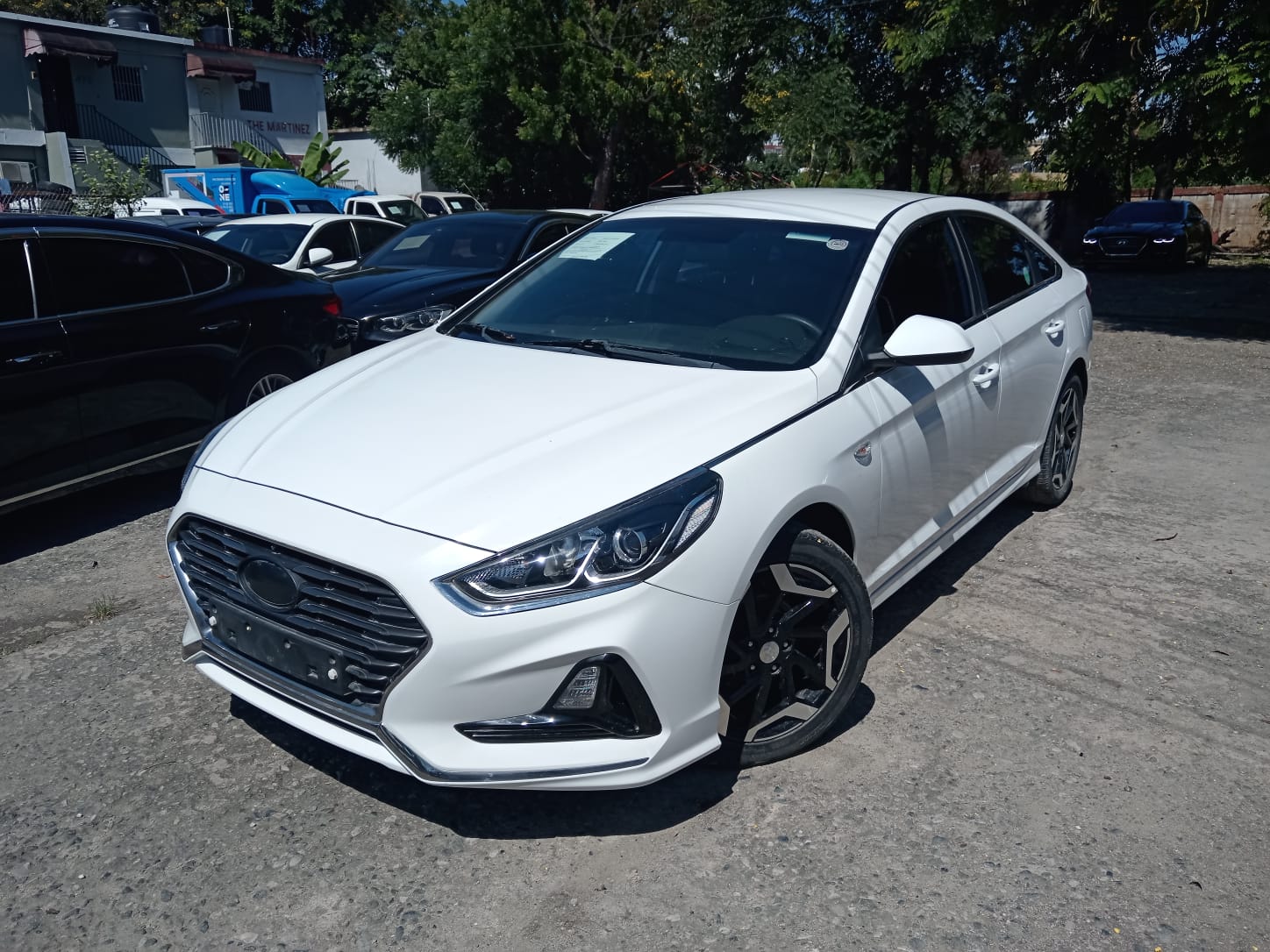 carros - HYUNDAI SONATA NEW RISE 2018 BLANCO 2