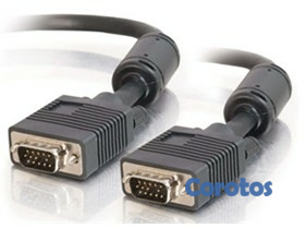 computadoras y laptops -  CABLE VGA, 25 PIES, NEGRO