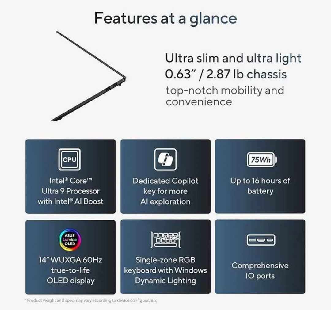 computadoras y laptops - Asus VivoBook S14 oled 2024 4
