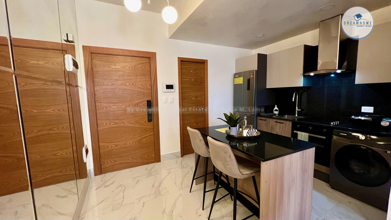 apartamentos - Piantini- Icónica torre de lujo Airbnb friendly coqueto apartamento venta 1 Hab. 3