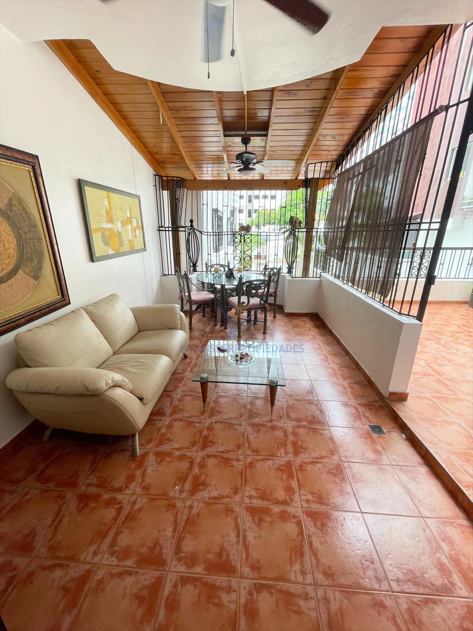 apartamentos - Rento 2da con terraza en Urb. Real Amueblado  0