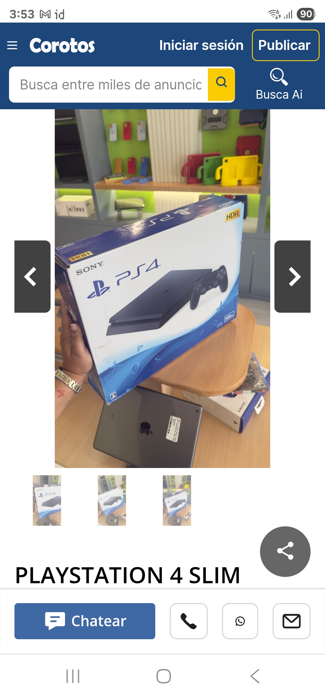 consolas y videojuegos - PlayStation 4 slim 500 1