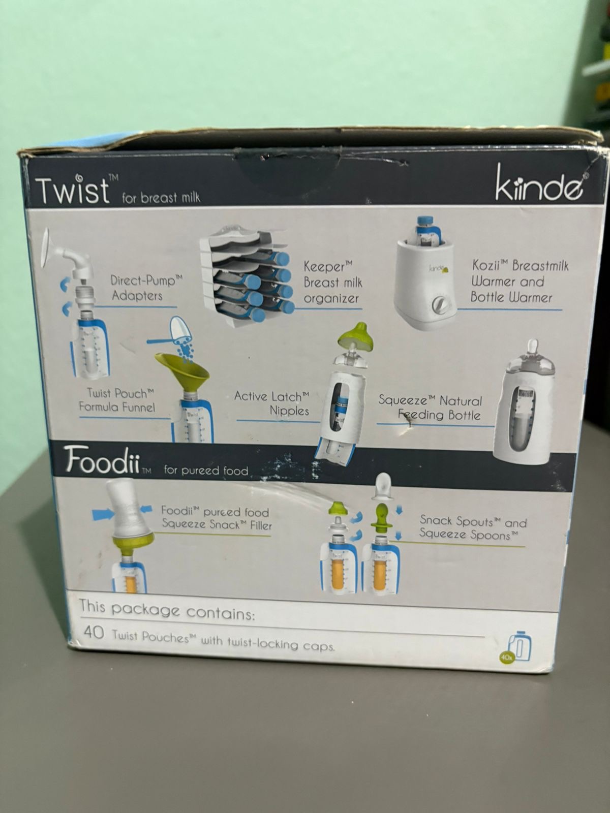 cuidado y nutricion - Bolsas Kiinde Twist 6 oz – 40 fundas nuevas  4