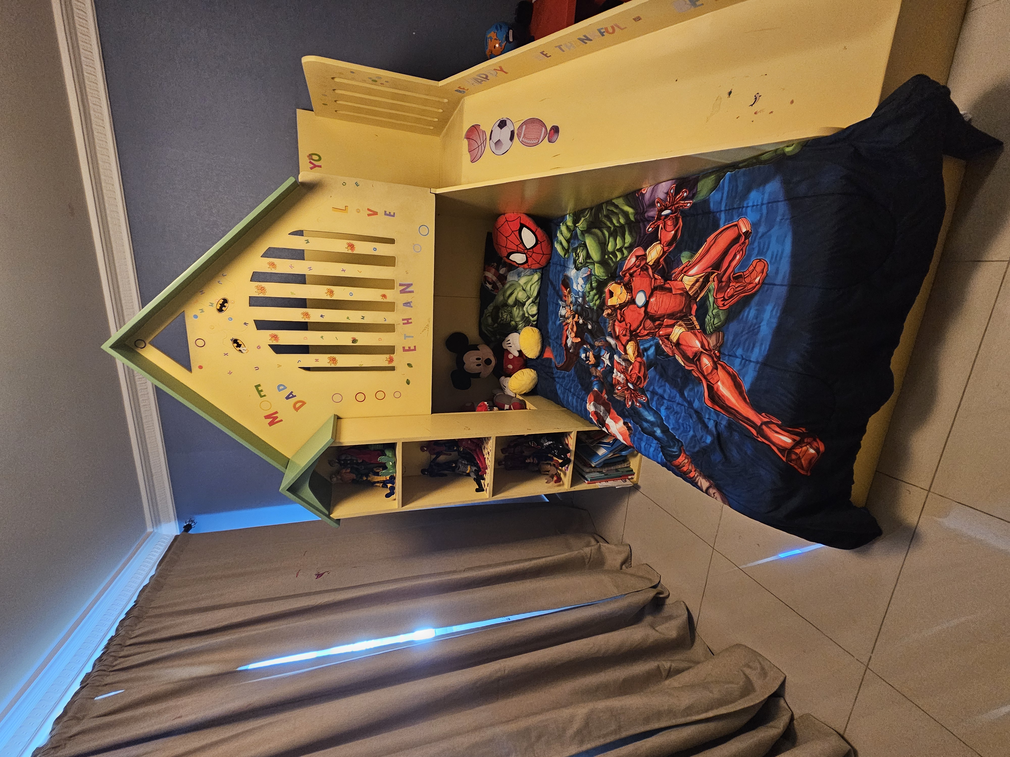 muebles - Cama con tobogan 1