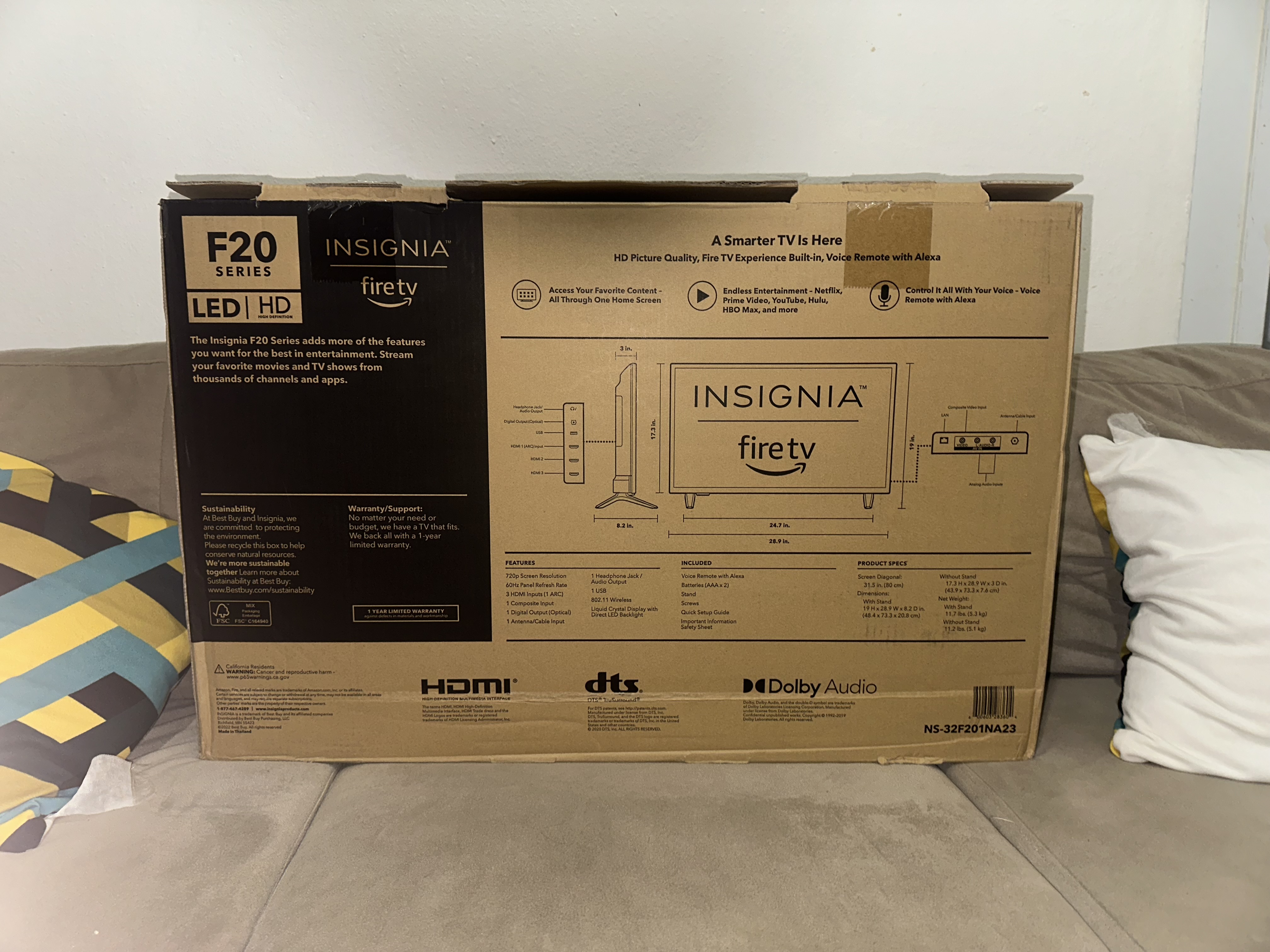 tv - Vendo TV insignia de 32” 0