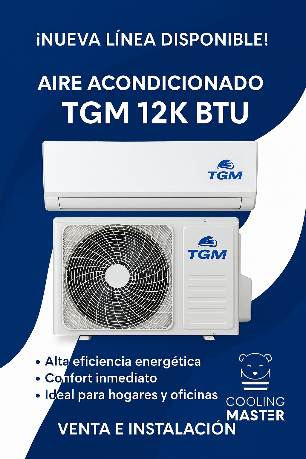 aires acondicionados y abanicos - Aires acondicionados TGM Totalmente nuevos  1