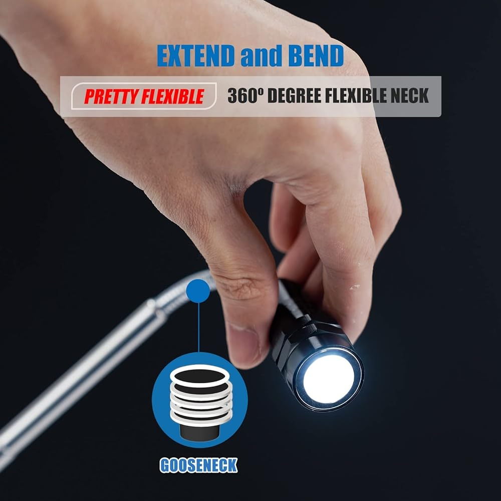 Salud y Equipamiento Médico - Linterna Telescópica Flexible De Vibelite Portátil 3 Luces L 3
