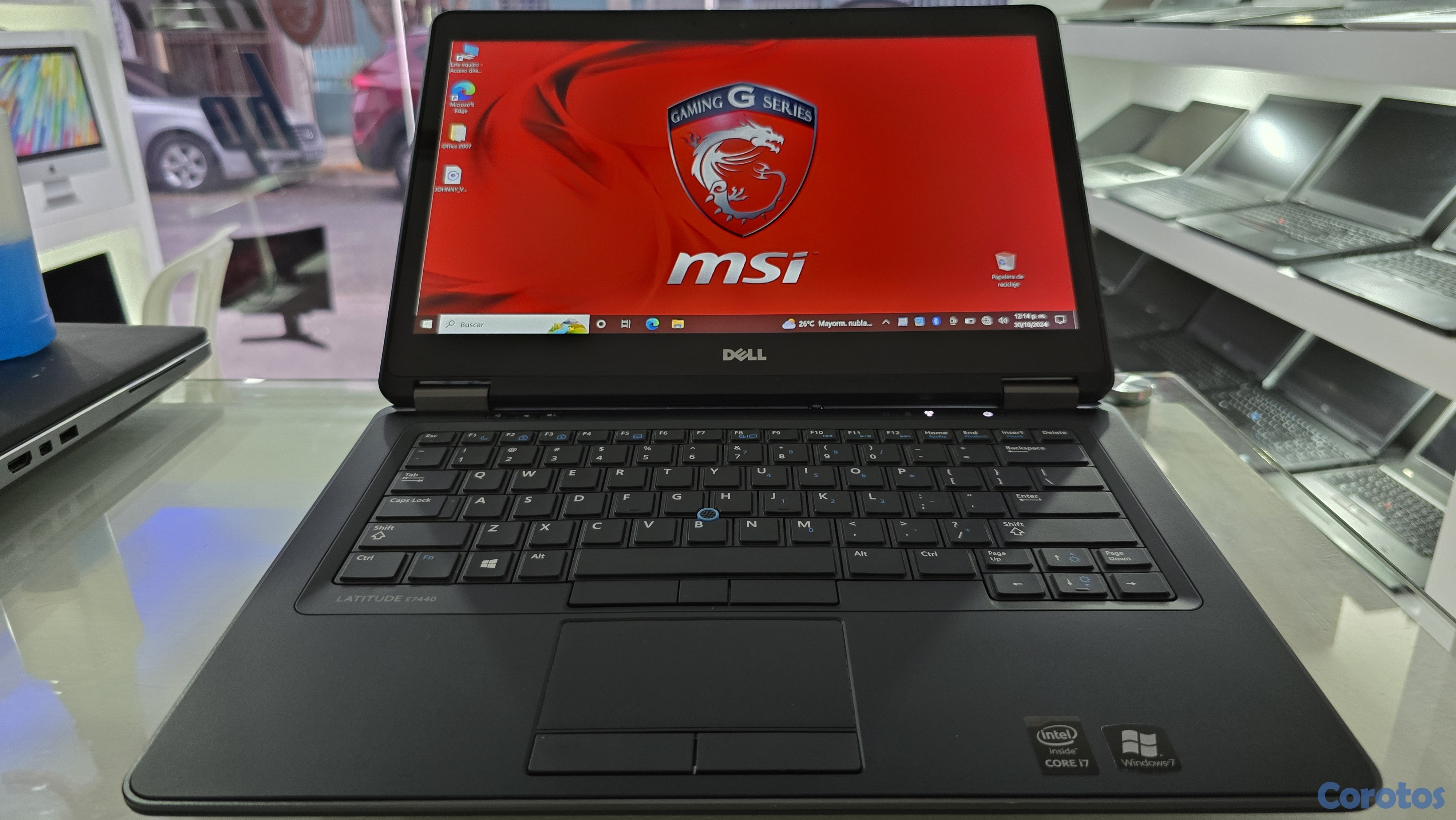 computadoras y laptops - Dell Touch 14 Pulg Core i7 Ram 8gb Disco 256gb ssd Solido Wifi 1