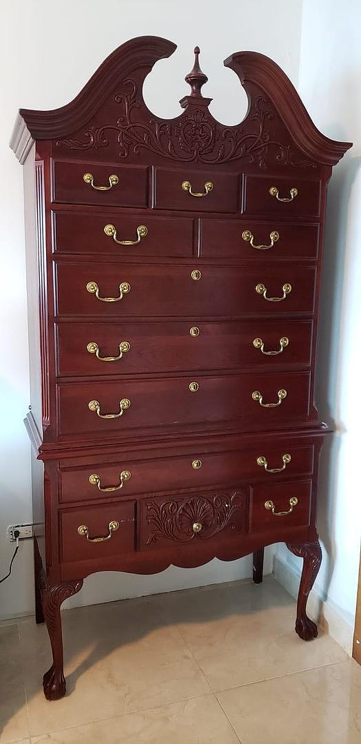 muebles y colchones - Vestidor Highboy Queen Anne 1