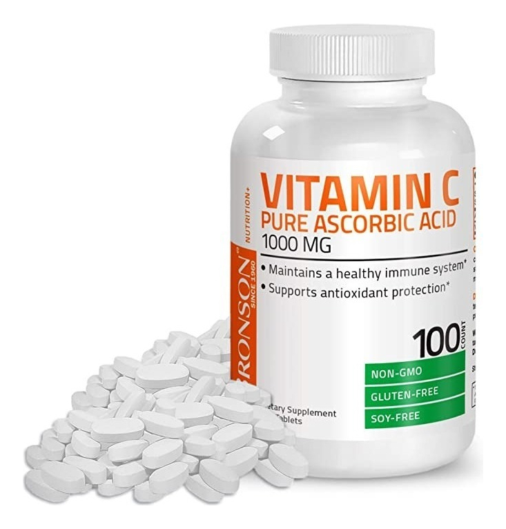 Salud y Equipamiento Médico - 100 Tabletas Vitamina C Bronson - - Unidad A $1624