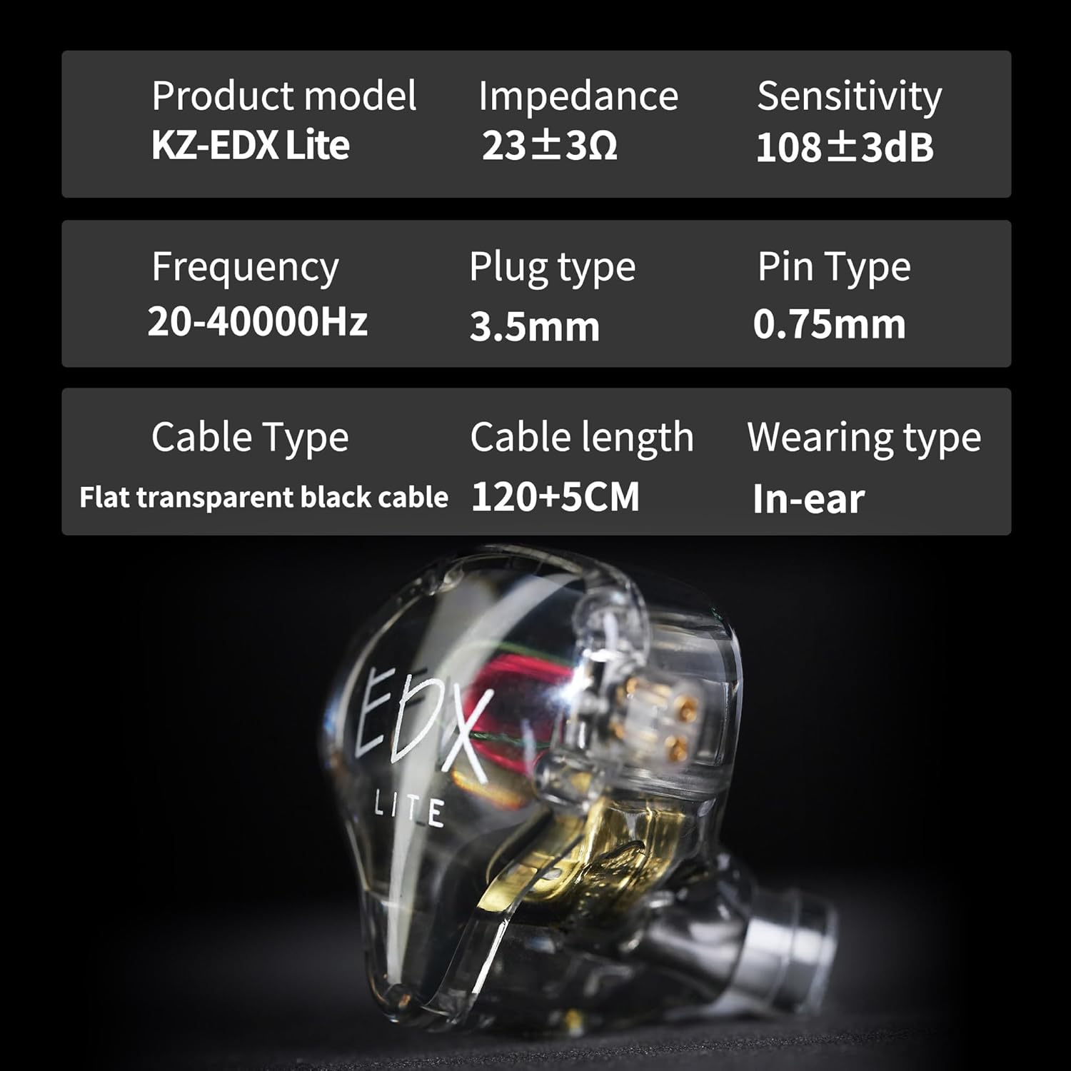 accesorios para electronica - KZ EDX Lite | In-Ear 4